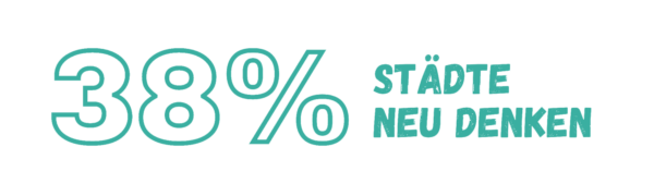 38 % Städte neu denken Logo